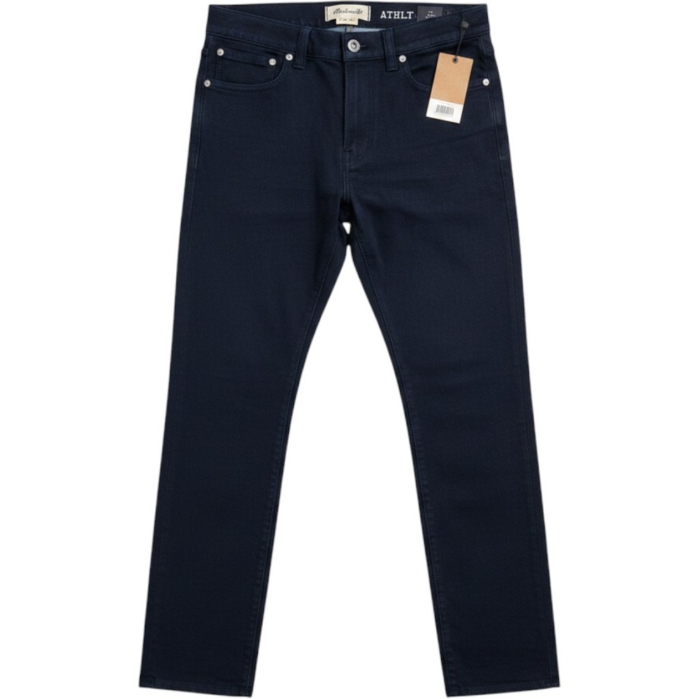 Madewell Athletic Allday Slim Pant Mens 30x30 Navy Blue Stretch Twill Preppy